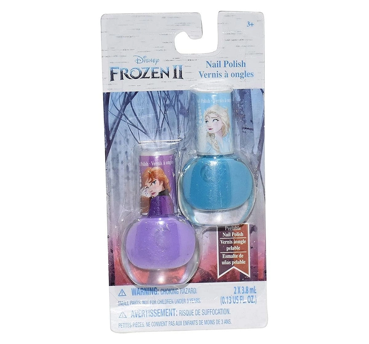 Townley Girl Frozen Ii - 2 Pk Nail Polish Toileteries and Makeup for Kids age 3Y+ 
