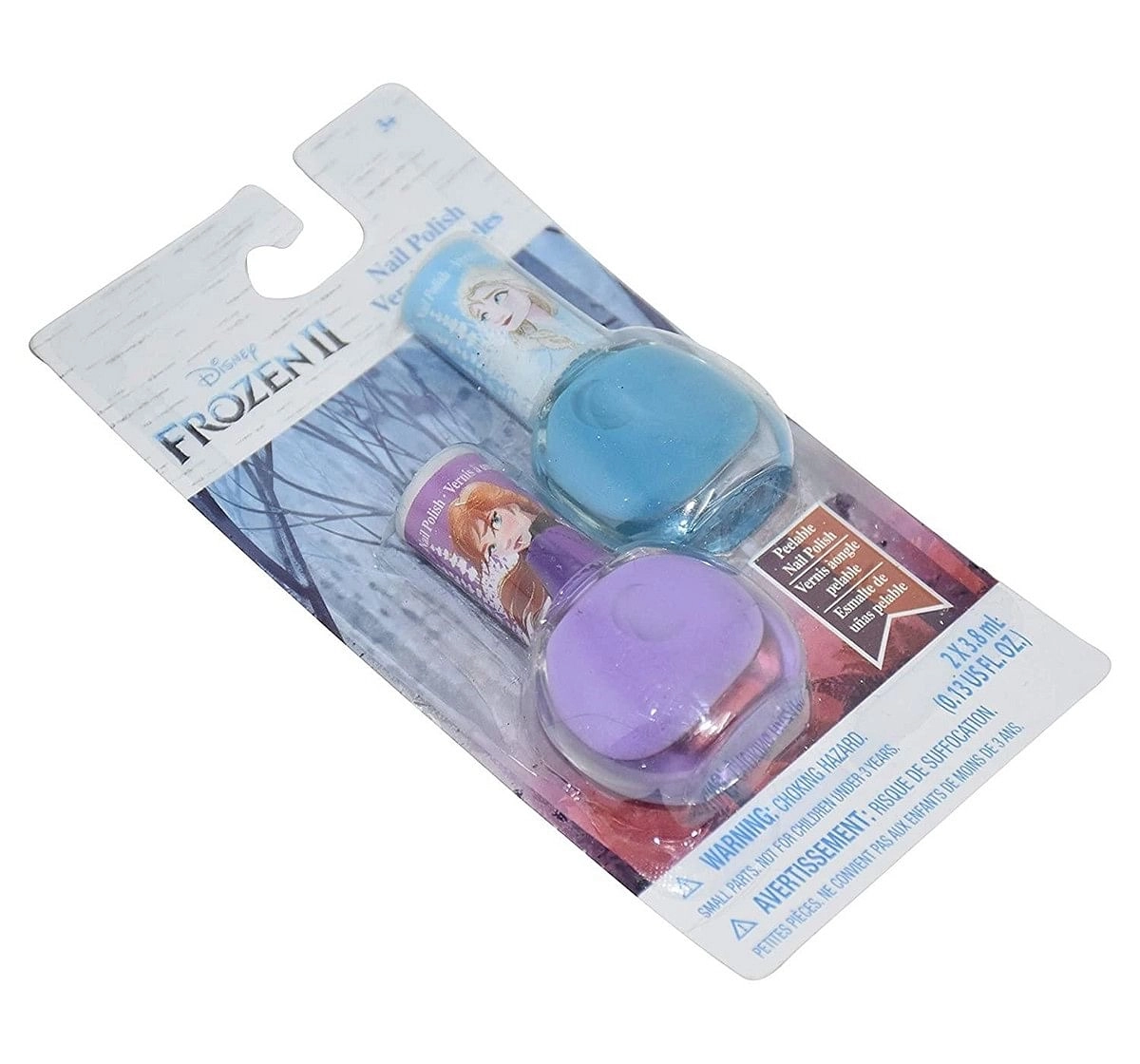 Townley Girl Frozen Ii - 2 Pk Nail Polish Toileteries and Makeup for Kids age 3Y+ 