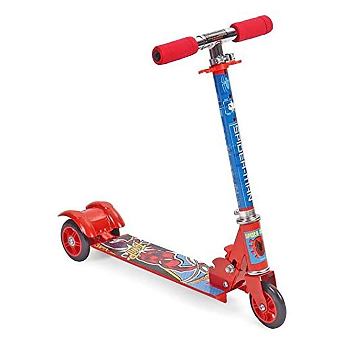 Marvel Spiderman 3 Wheel Scooter - Multi Color Scooters for Kids age 5Y+ 