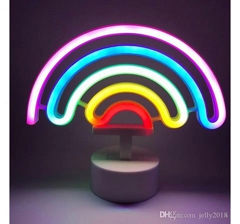 On Time Neon Lights Rainbow  Room Furnishing for Kids age 5Y+ 