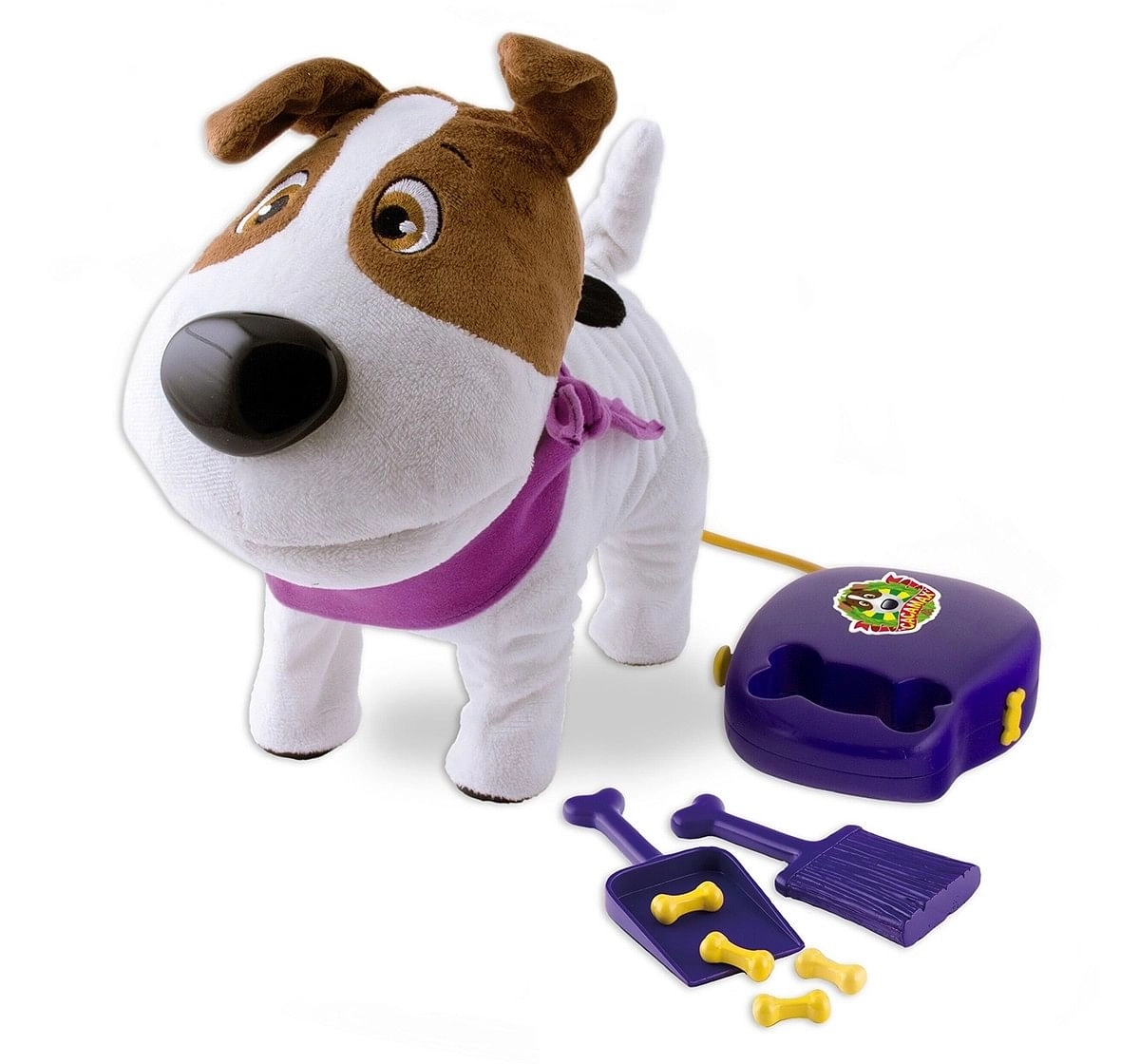 Imc Popomax "The Naughtiest Puppy" Interactive Soft Toys for Kids age 3Y+ - 24 Cm 