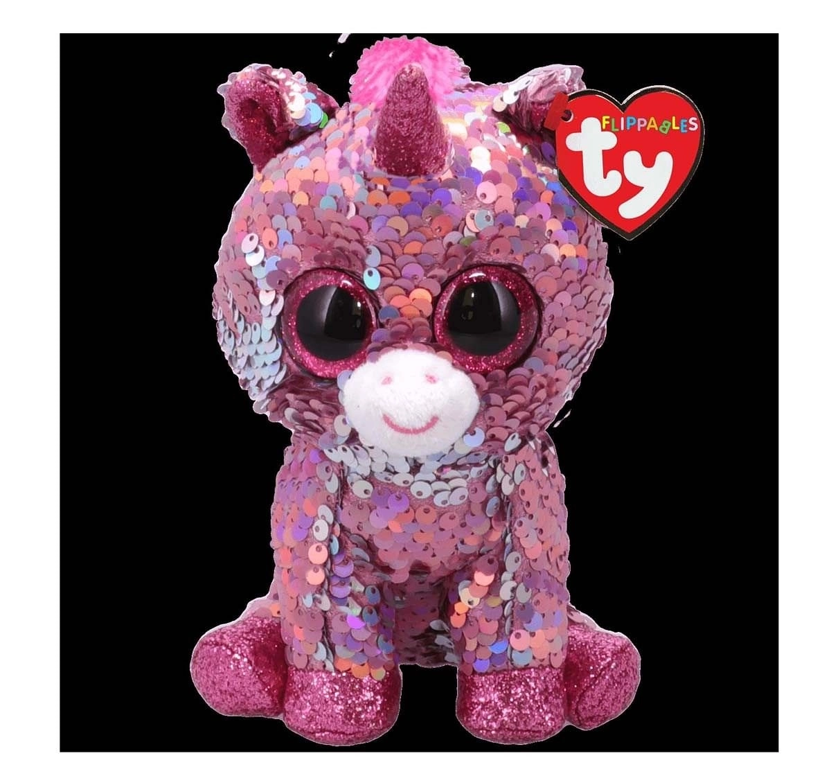 Ty Toys Sparkle - Unicorn Reg Flippables Quirky Soft Toys for Kids Age 3Y+ - 15 Cm
