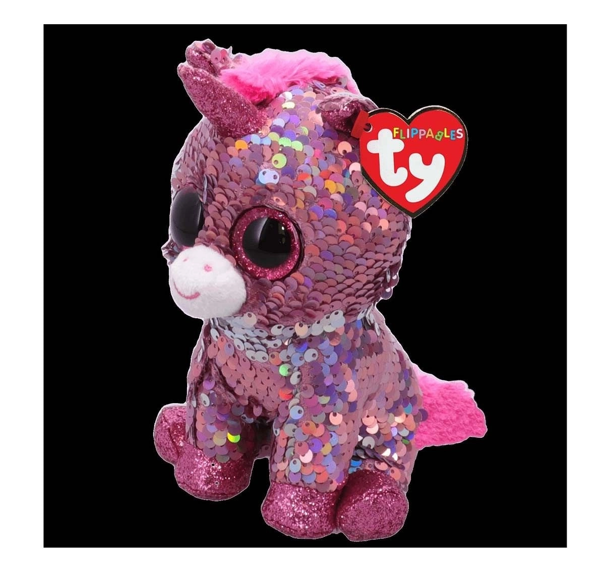 Ty Toys Sparkle - Unicorn Reg Flippables Quirky Soft Toys for Kids Age 3Y+ - 15 Cm