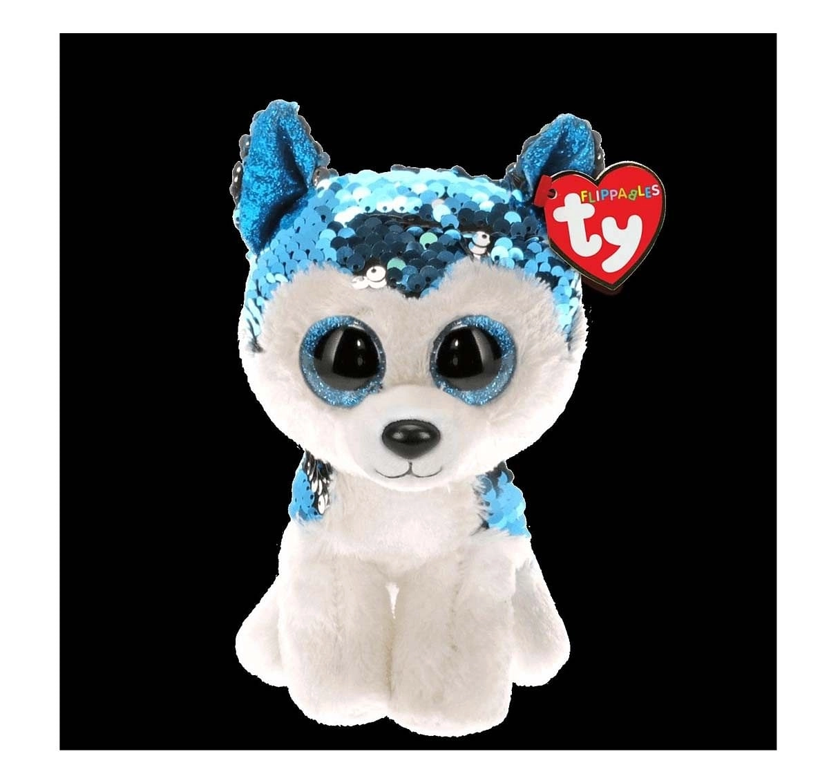 Ty Toys Slush - Husky Fllippables Regular Beanie Boo Quirky Soft Toys for Kids Age 3Y+ - 15 Cm