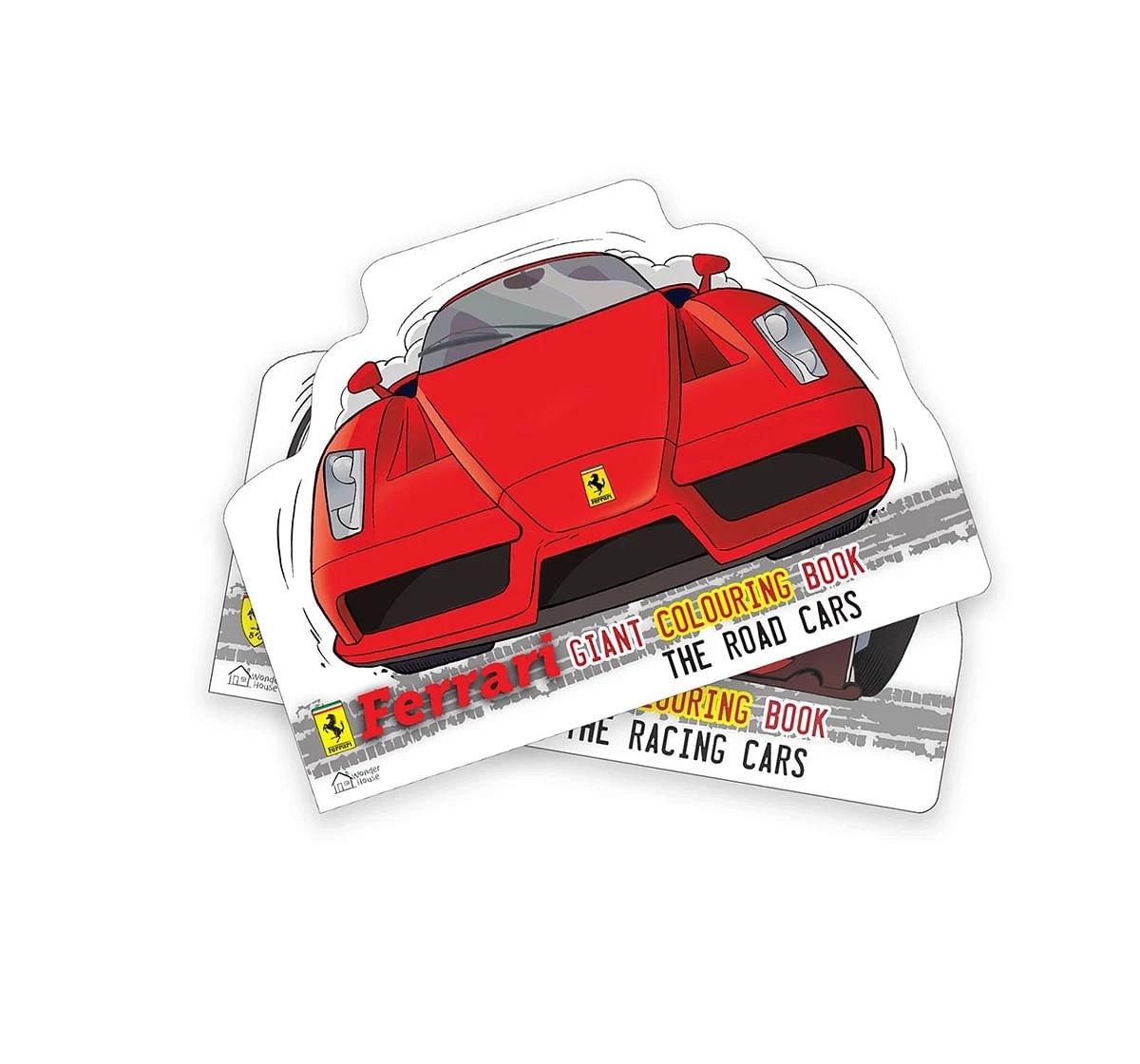 Wonder House Books Ferrari the Racing Car Giant Colouring Book for kids 0M+, Multicolour