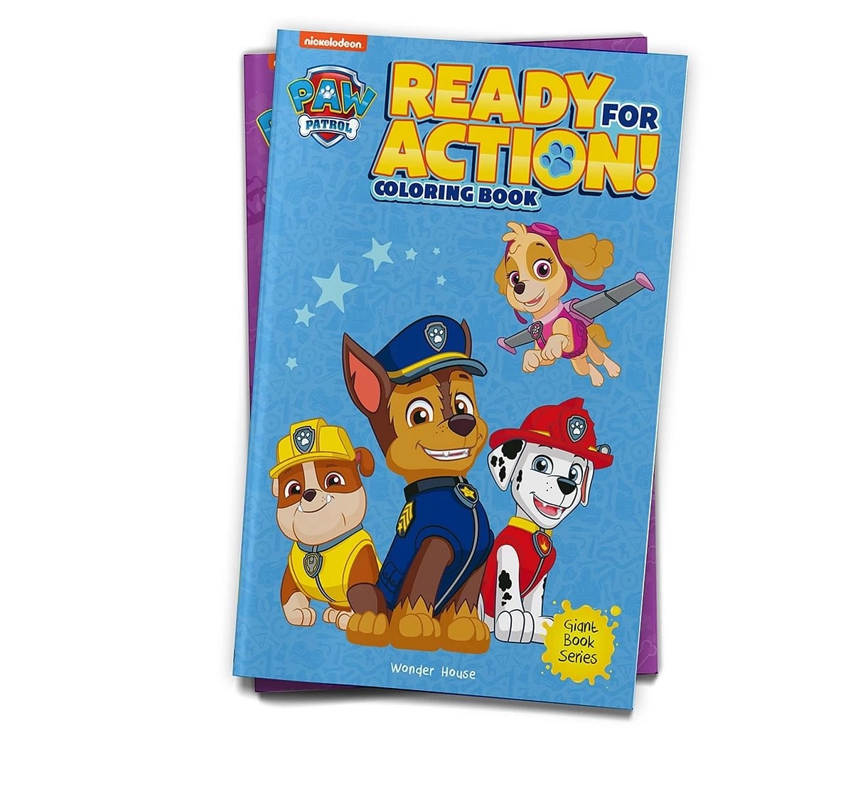 Wonder House Books Ready For Action Paw Patrol Giant Coloring Book for kids 3Y+, Multicolour