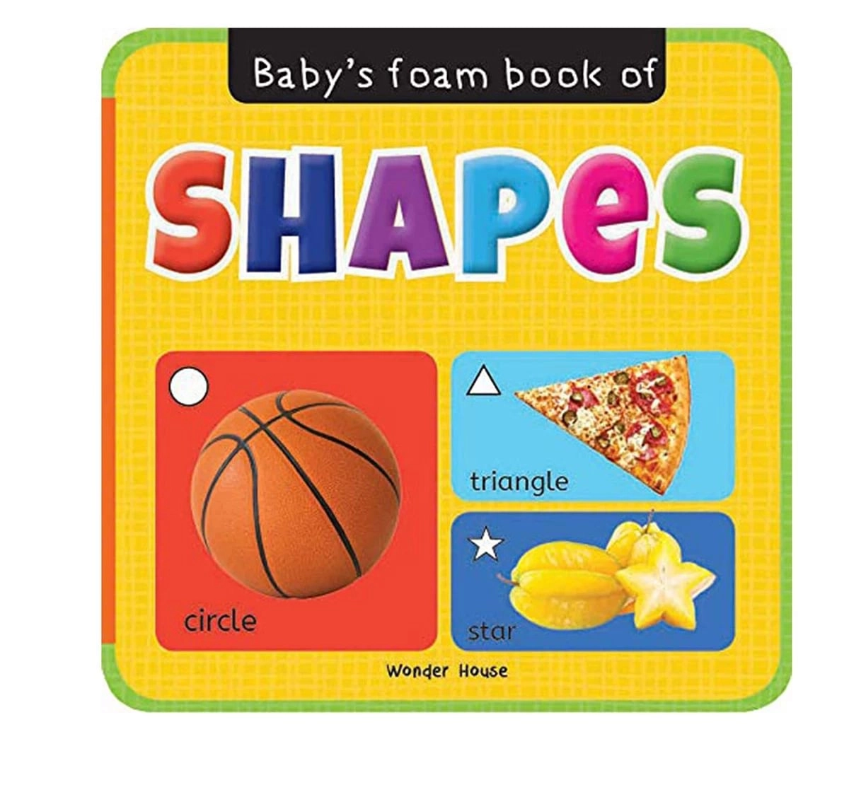 Wonder House Books Babys Foam Book of Shapes for kids 0M+, Multicolour