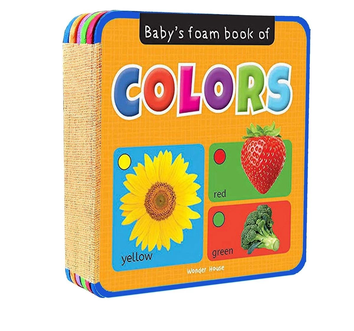 Wonder House Books Babys Foam Book of Colors for kids 0M+, Multicolour