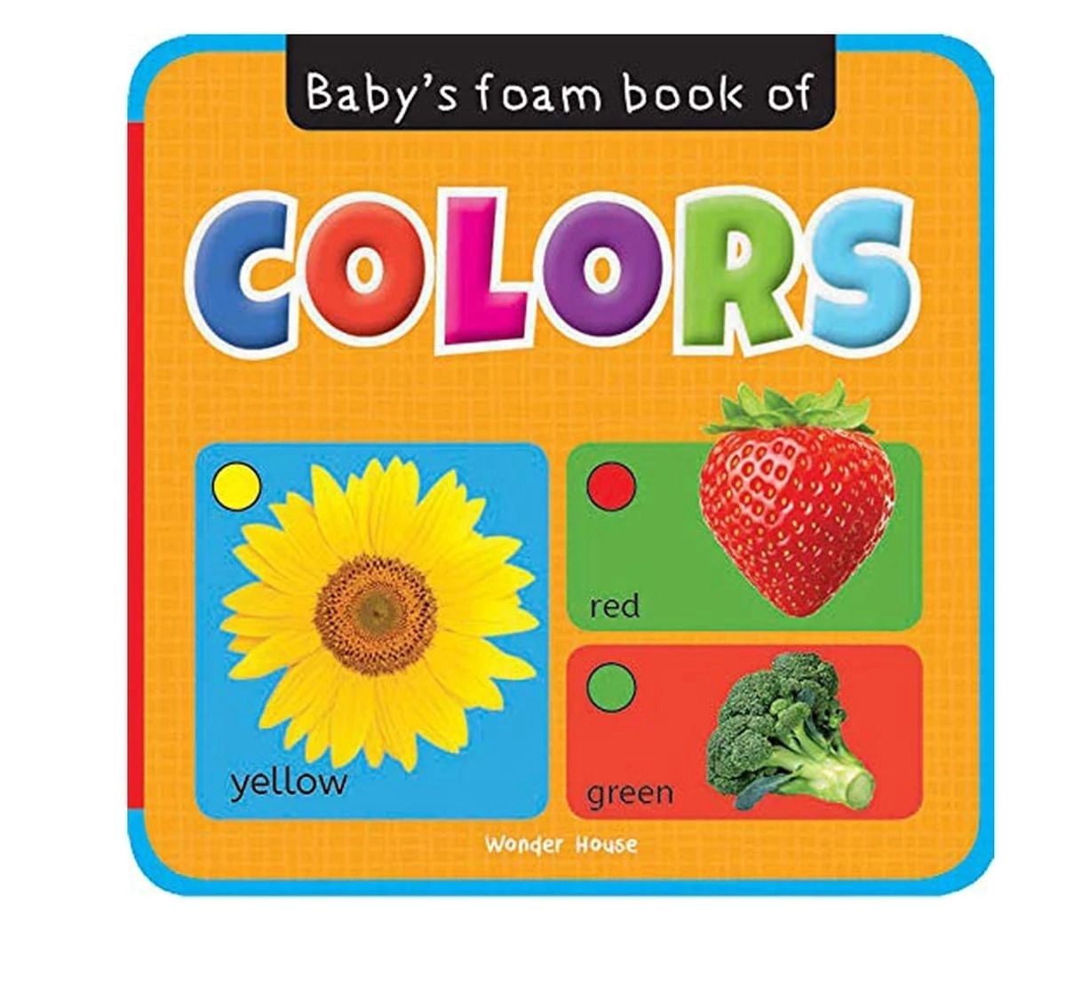 Wonder House Books Babys Foam Book of Colors for kids 0M+, Multicolour