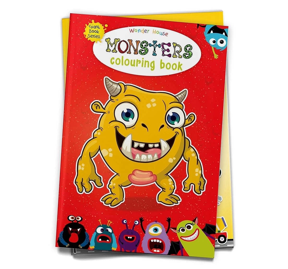 Wonder House Books Monster Colouring Jumbo Sized Book for kids 3Y ...