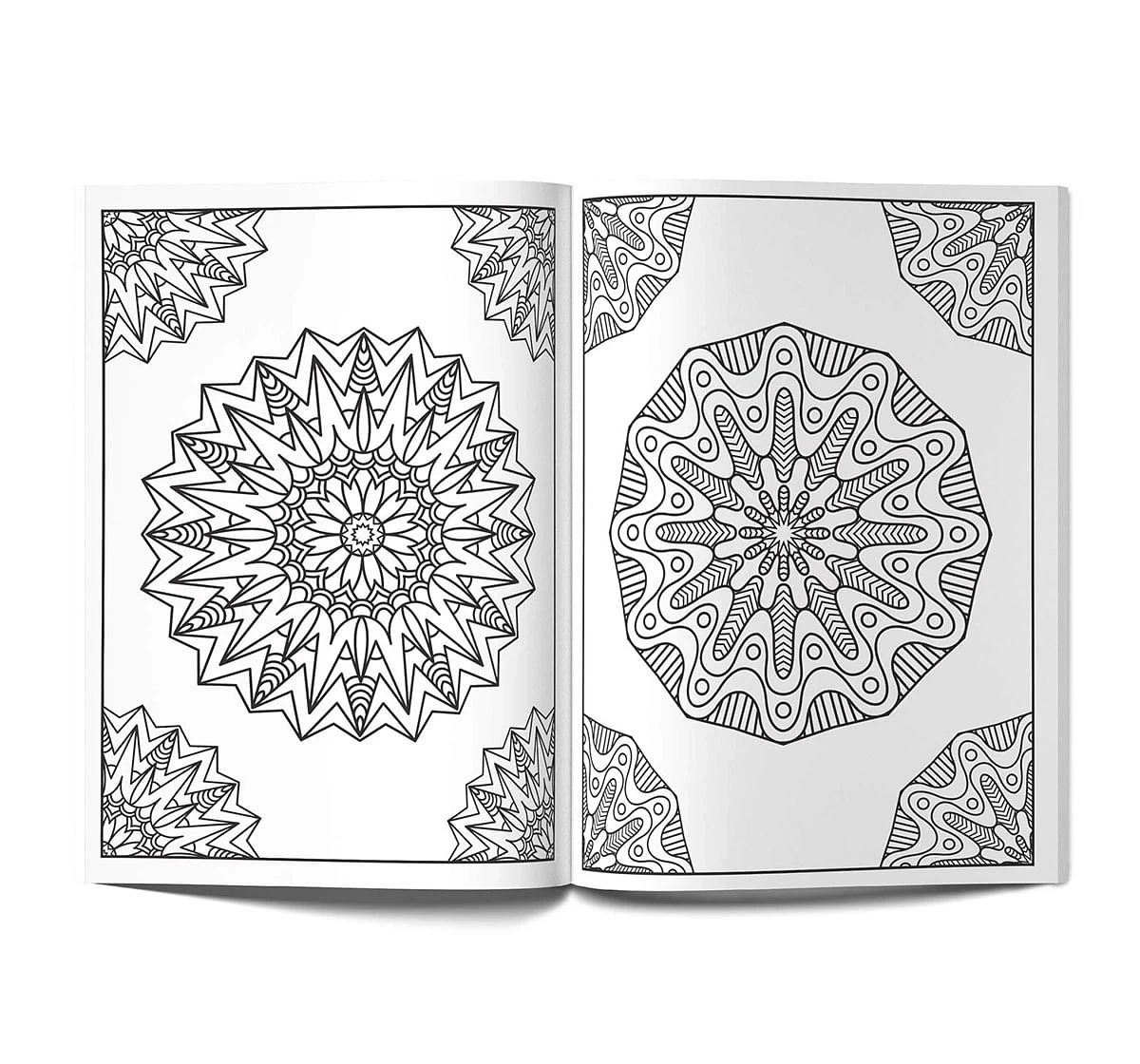 Wonder House Books Relaxing Mandala Coloring Book To Improve Concentration and Relaxation for kids 3Y+, Multicolour