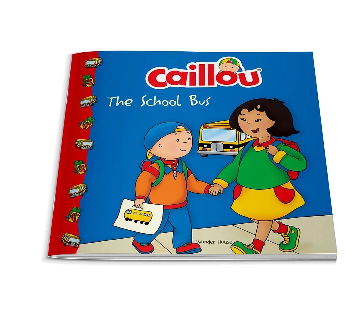 Wonder House Books Caillou the School Bus Book for kids 3Y+, Multicolour