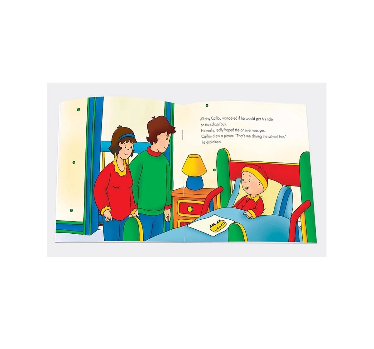 Wonder House Books Caillou the School Bus Book for kids 3Y+, Multicolour