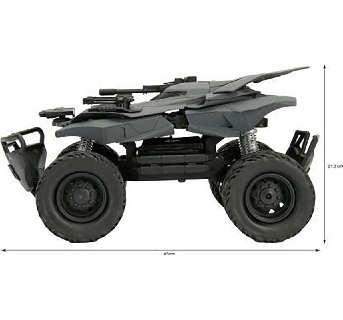 Dc Batman Justice League Remote Controlled Car - 1:12 Batmobile Remote Control Toys for age 8Y+ (Grey)