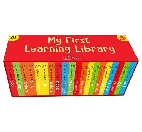 My First Learning Library: Boxset Of 20 Board Books Gift Set For Kids, 440 Pages Book By Wonder House Books, Box Set