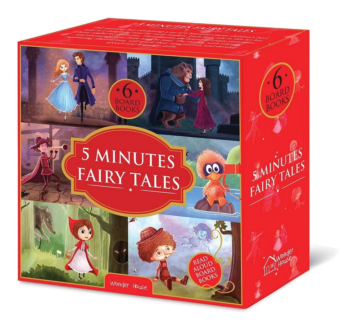 Wonder House Books 5 Minutes fairy tales bookset Hard Cover Multicolor 3Y+