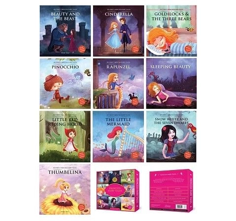 Princess Fairy Tales Boxset: A Set Of 10 Classic Children Fairy Tales Book, 160 Pages Book By Wonder House Books, Box Set