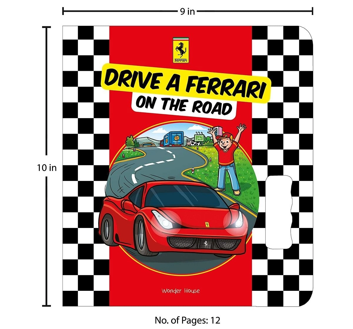 Drive A Ferrari On The Road: Illustrated Board Book, 12 Pages Book By Franco Cosimo Panini, Board Book
