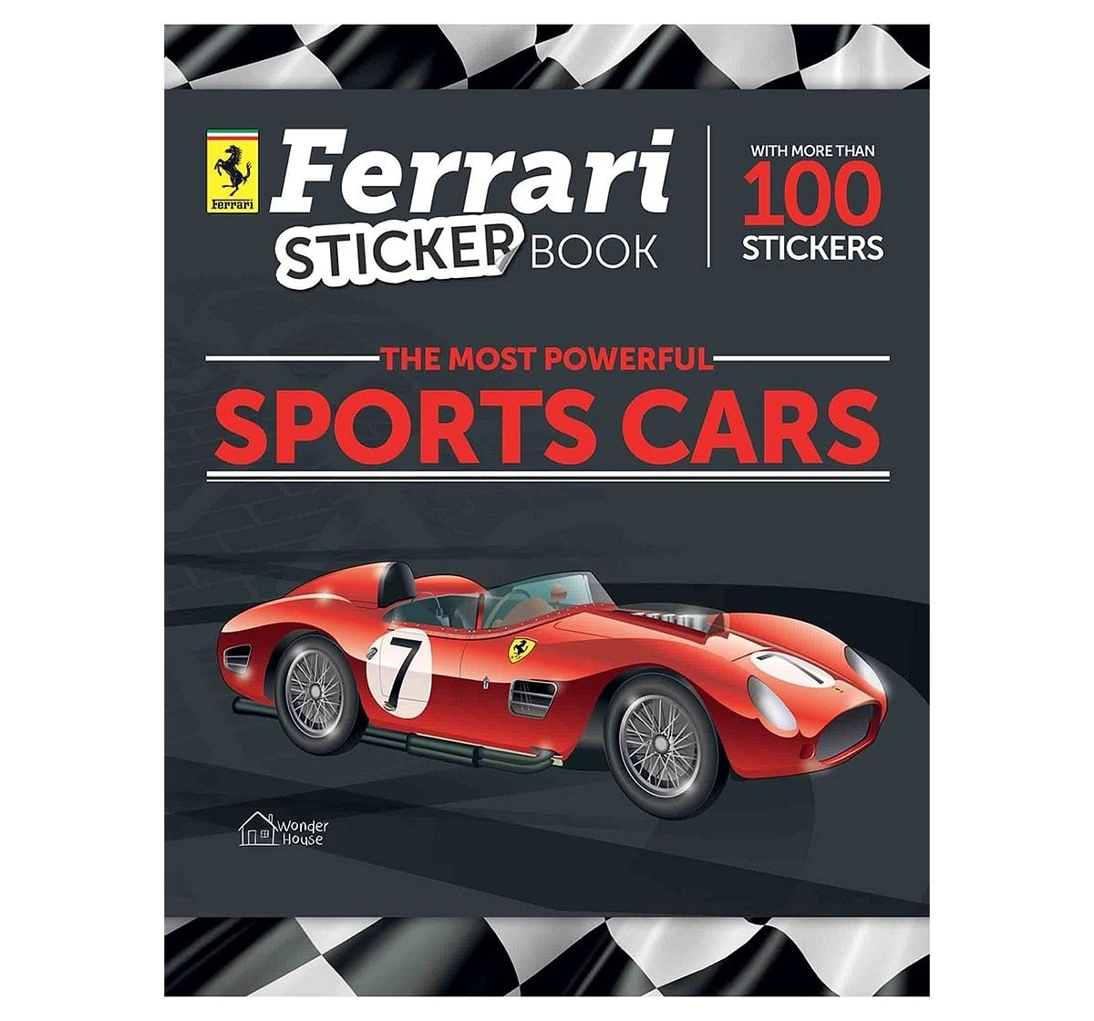 Ferrari Sticker Book For Kids, 44 Pages Book By Franco Cosimo Panini, Paperback