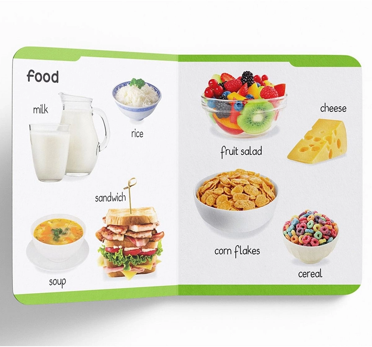 My First Padded Book Of Food, 26 Pages Book By Wonder House Books, Board Book