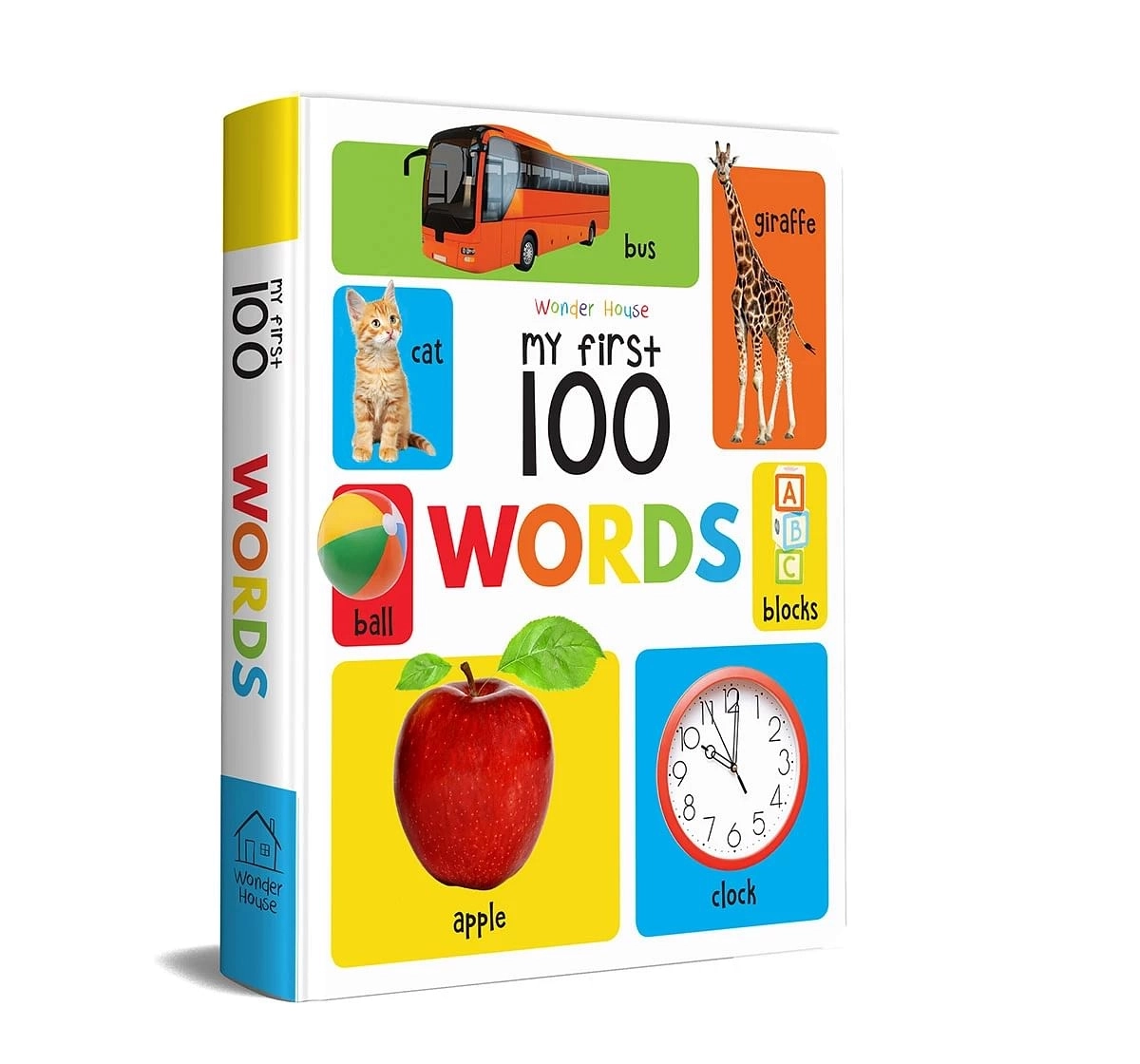 Wonder House Books My First 100 Words Padded Board Books for kids 0M+, Multicolour