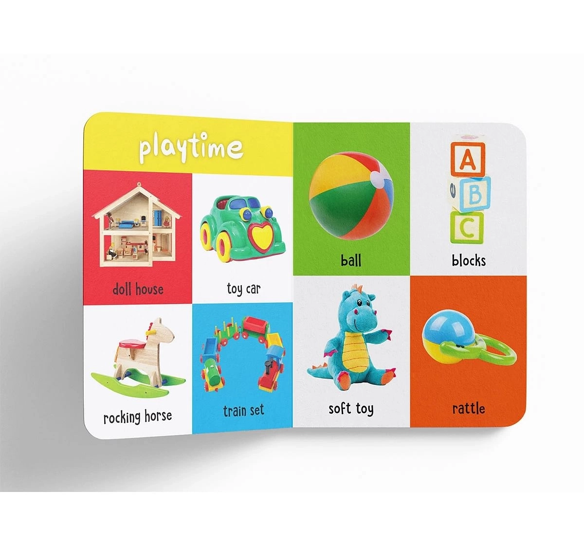 Wonder House Books My First 100 Words Padded Board Books for kids 0M+, Multicolour