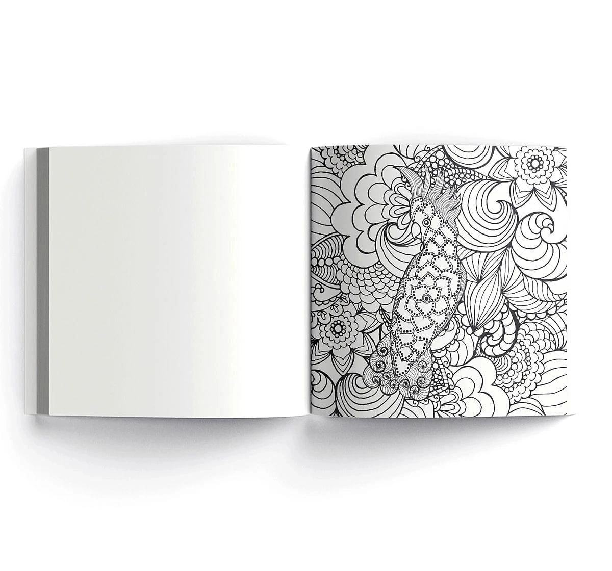 Wonder House Books Nature Doodle Coloring Book With Tear Out Sheets for kids 3Y+, Multicolour