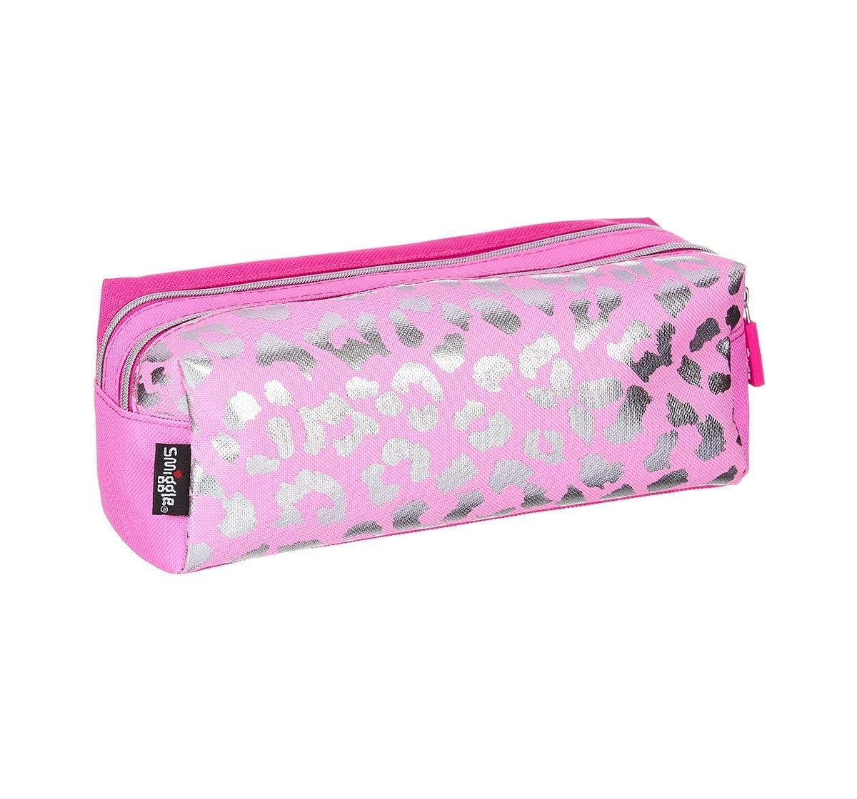 Shop Smiggle Block Pencil Case with Two Zipped Compartments - Leopard ...