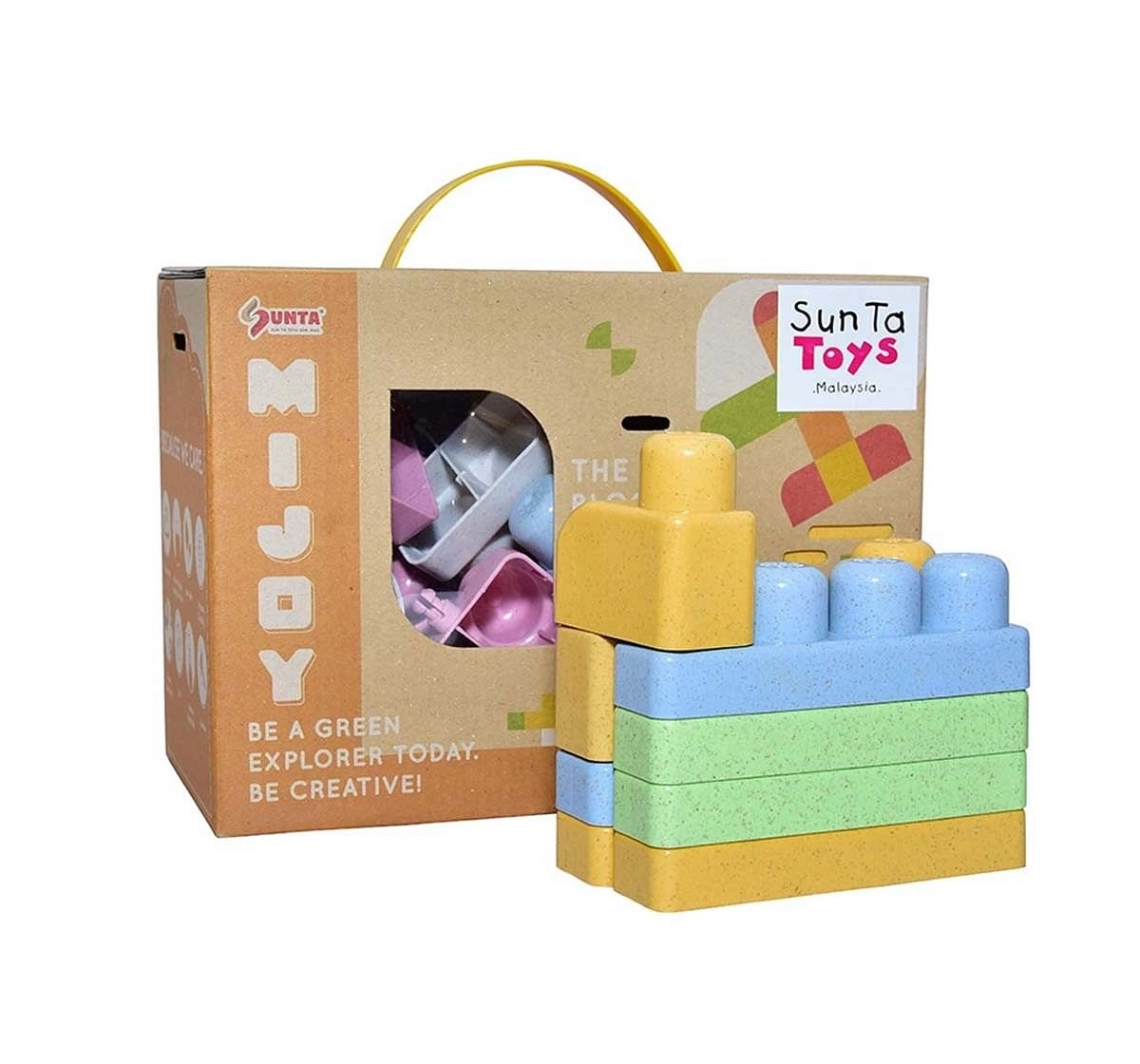 Sunta Mijoy Bio Plastics -43Pcs Generic Blocks for Kids age 3Y+ 
