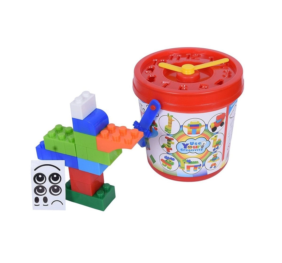 Sunta Basic Blocks, Multi Color (88 Pieces) Generic Blocks for Kids age 3Y+ 