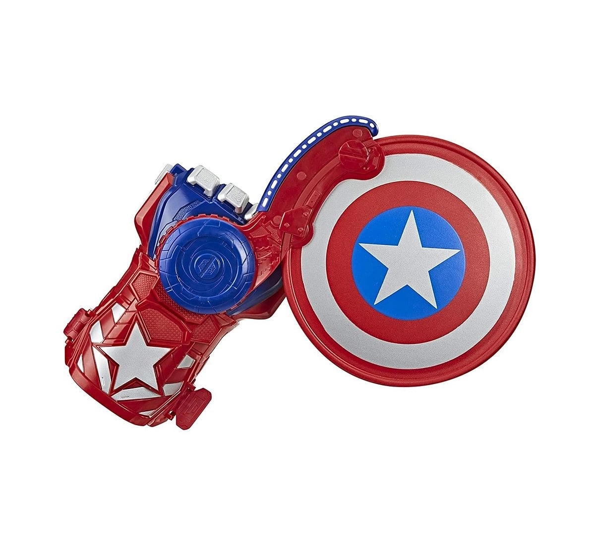 Marvel Nerf Power Moves Avengers Captain America Shield Action Figure Play Sets for Kids age 5Y+ 