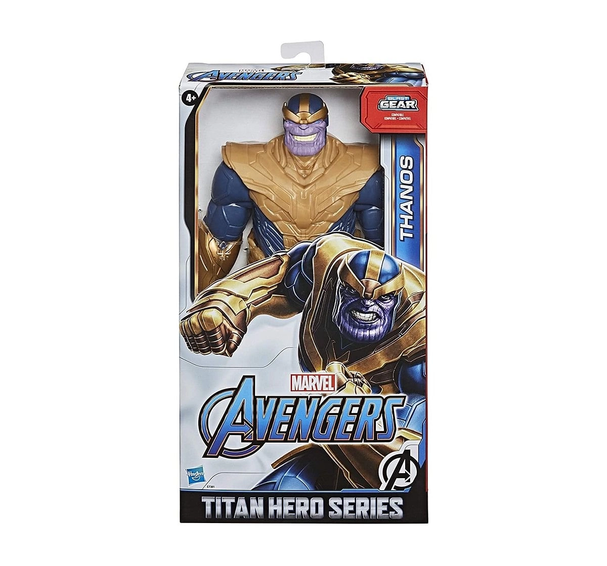 Marvel Avengers Titan Hero Series Blast Gear Deluxe Thanos Action Figure Action Figures for Kids age 4Y+