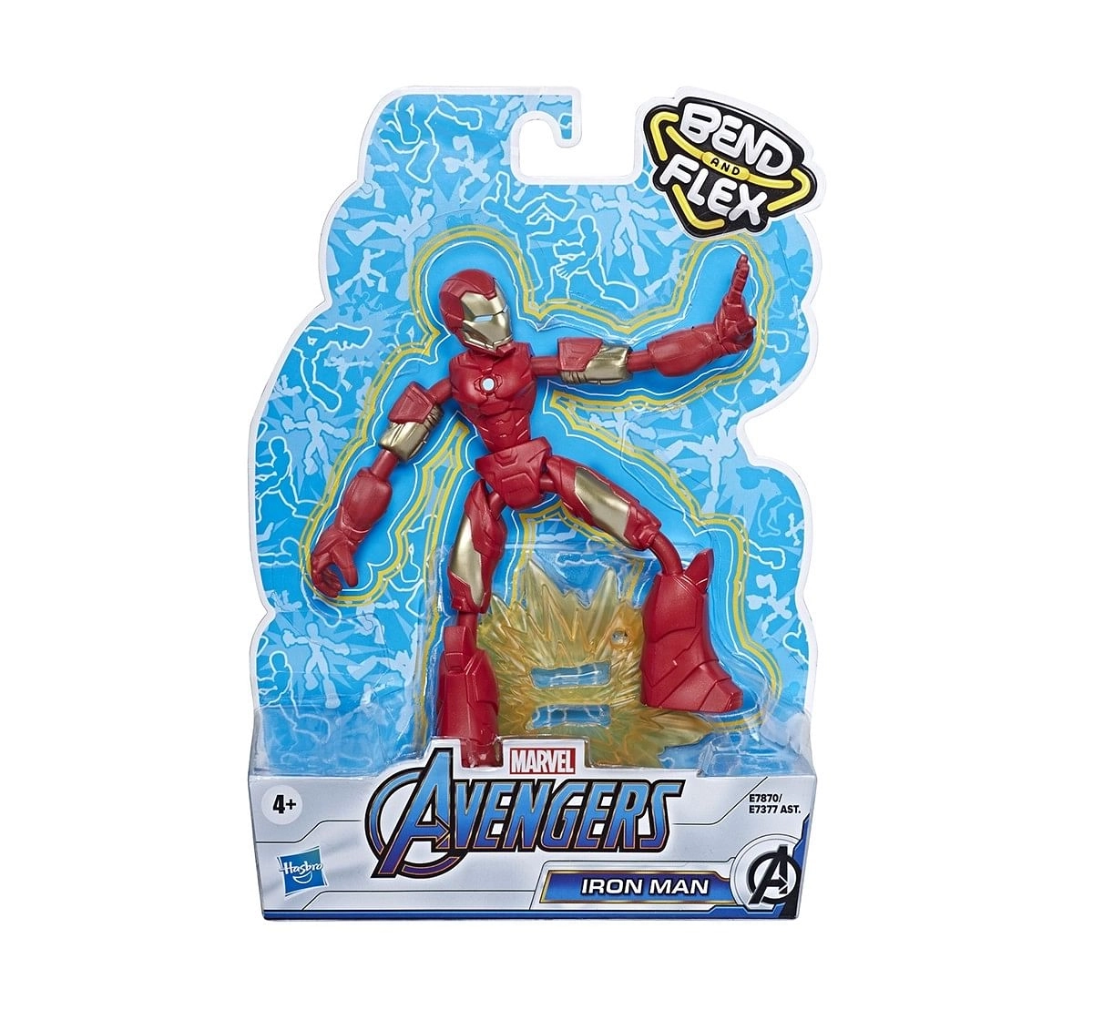 Marvel Avengers Bend and Flex Iron Man Action Figures for age 6Y+ 