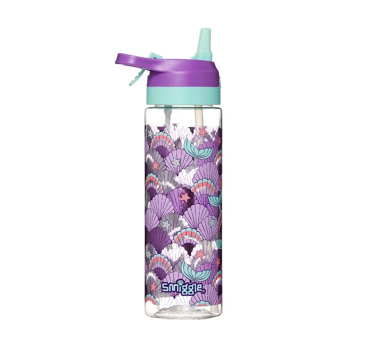 Smiggle Viva Spritz Bottle with Misting Function - Mermaid Print Lilac Bags for Kids age 3Y+