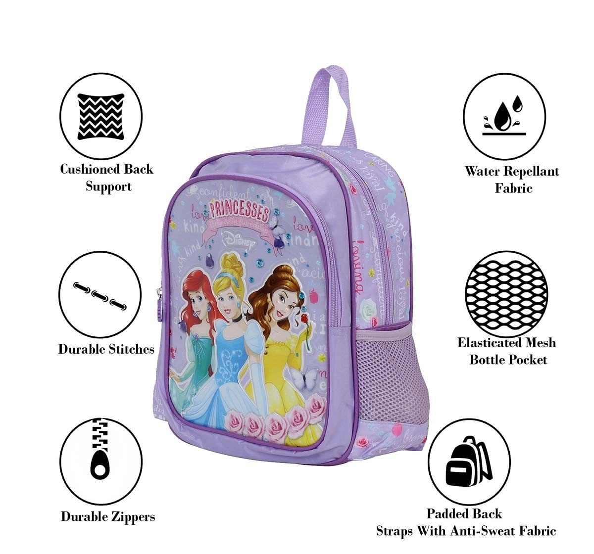Disney Princess Believe In Friendship 12" Backpack Bags for age 3Y+ 