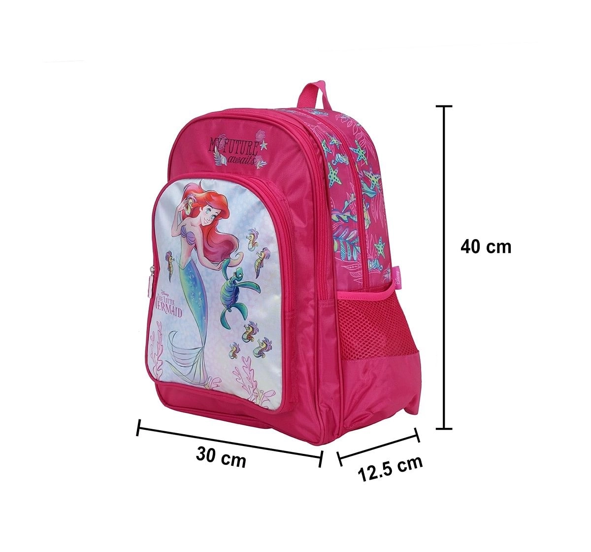 Disney Princess Sea Life 16" Backpack Bags for age 3Y+ 