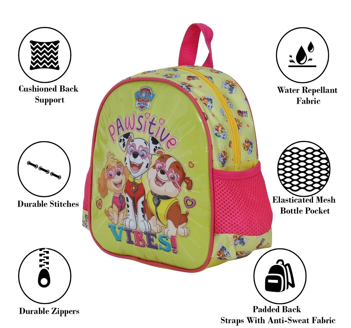 Simba Paw Patrol Positive Vibes Backpack, 10 inches, 3Y+