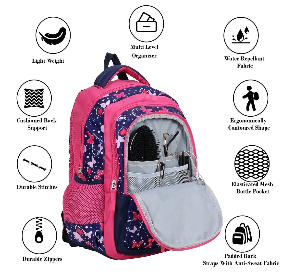 Simba Steffi Love Rising Sparkle Pink 17 Backpack Multicolor 3Y+