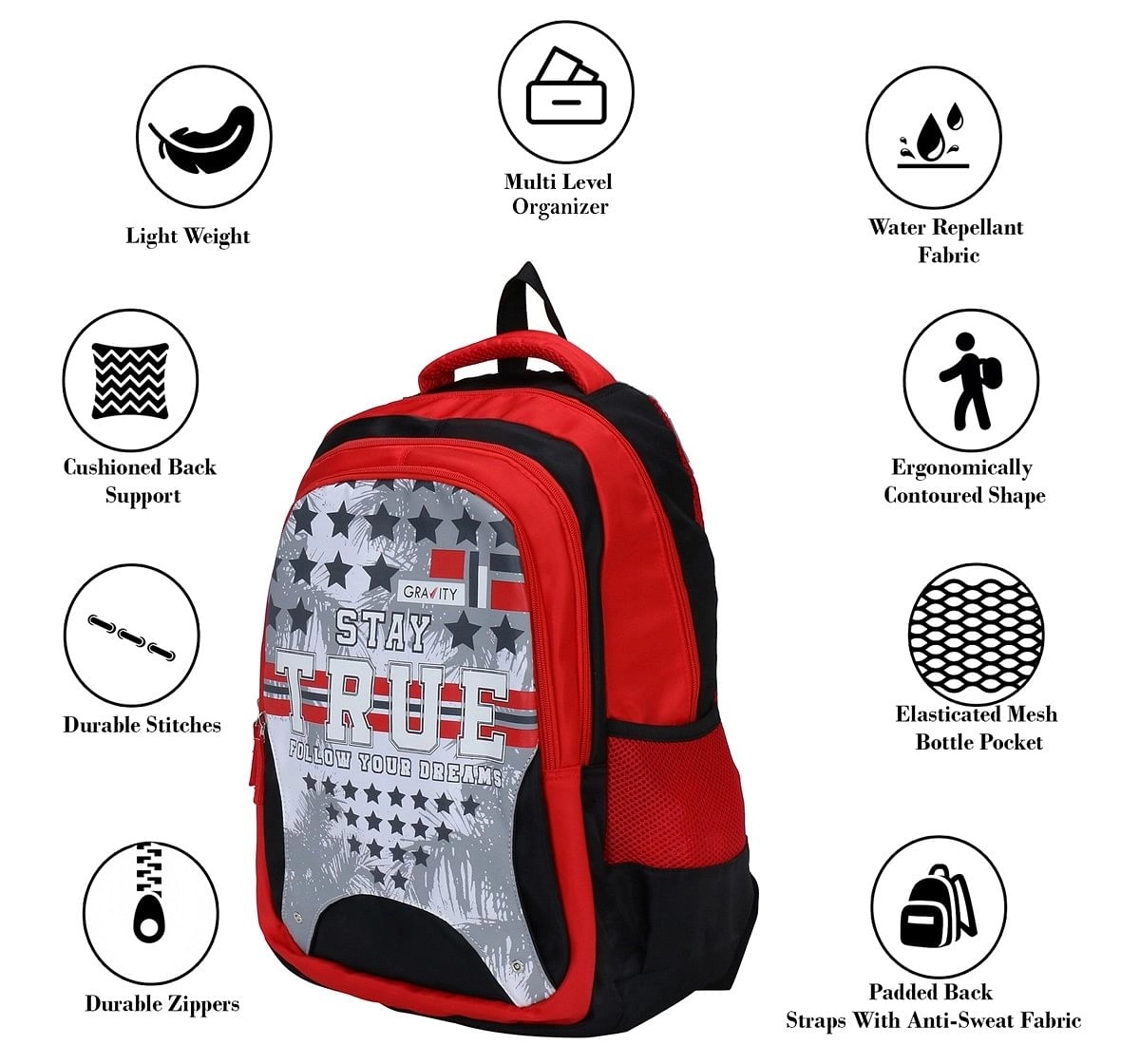 Simba Gravity Follow Your Dreams 19 Backpack Multicolor 3Y+