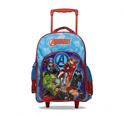 Excel Production Avengers Super Heroes Red & Blue School Trolley Bag 46 Cm Bags for Age 10Y+