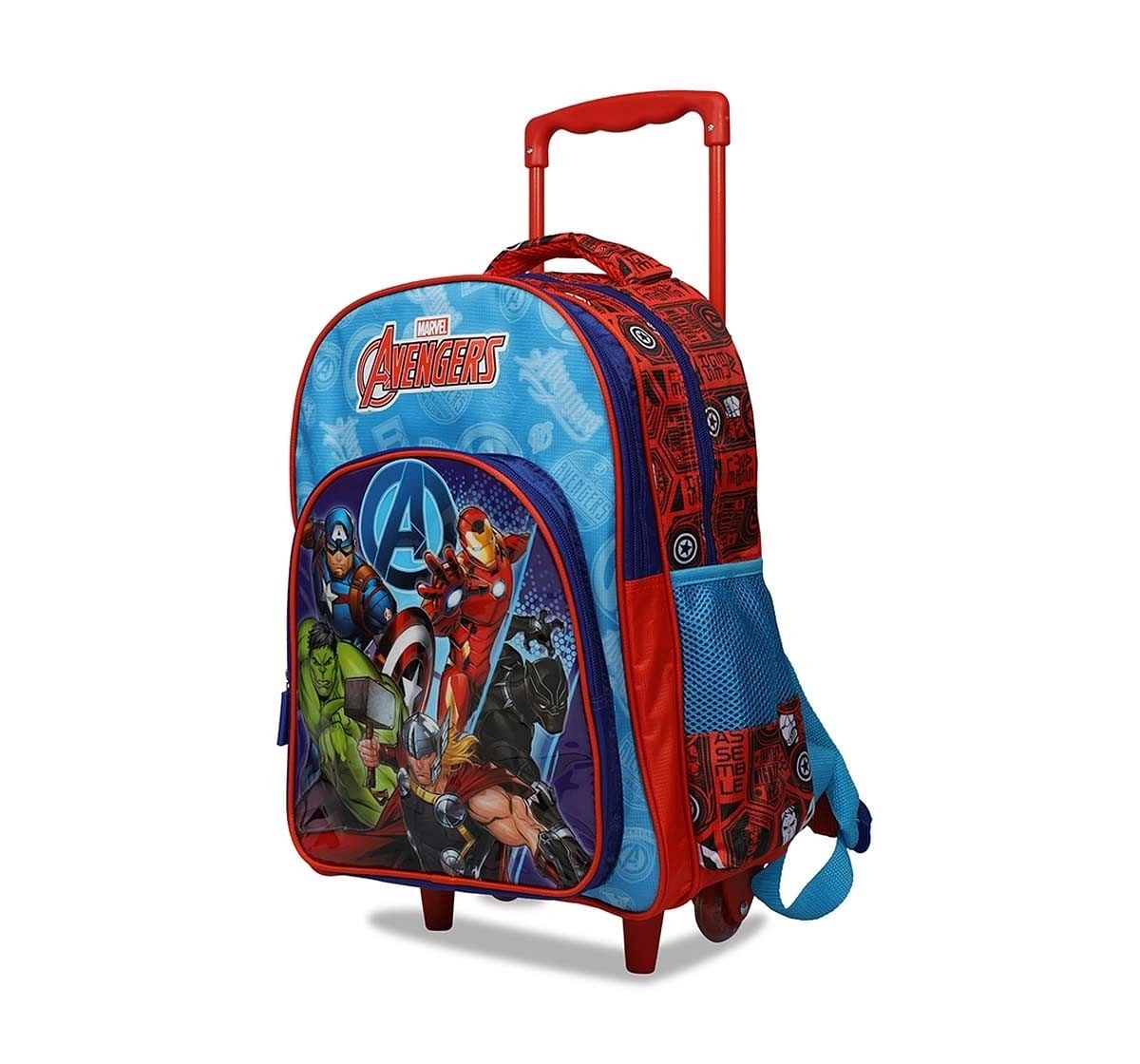 Excel Production Avengers Super Heroes Red & Blue School Trolley Bag 46 Cm Bags for Age 10Y+