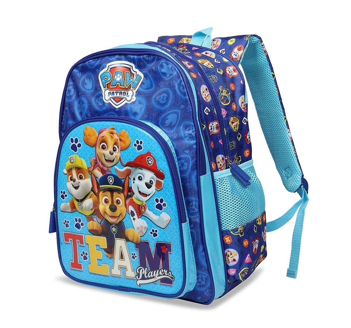 Paw Patrol Team Players School Bag 36 Cm Bags for Kids Age 3Y+ (Blue)