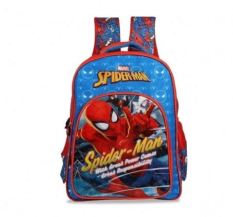 Excel Production Spiderman Thwipp Blue School Bag 46 Cm Bags for Age 10Y+ (Blue)