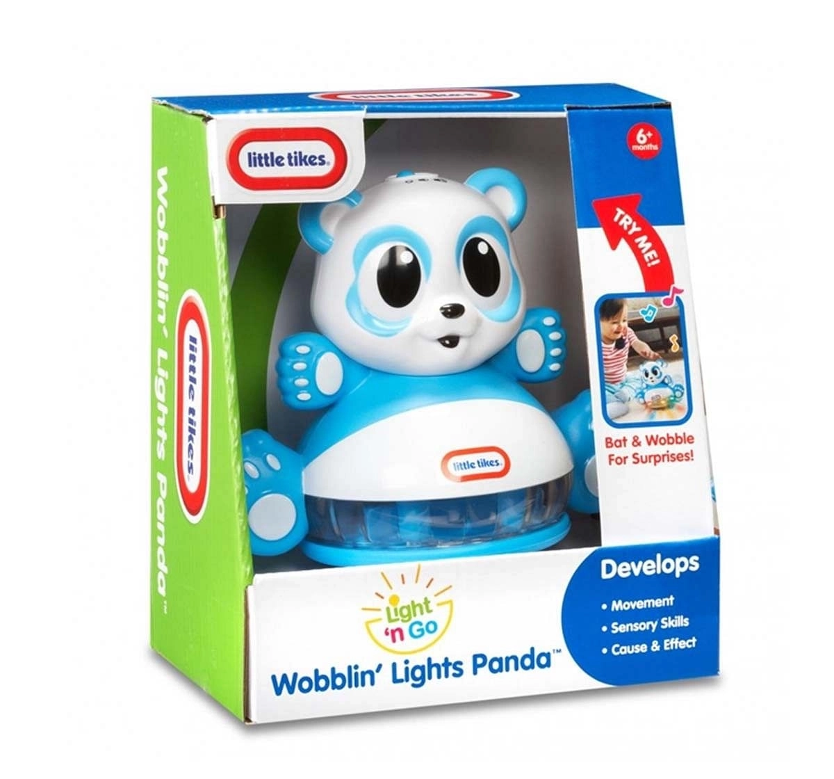 Little Tikes Wobblin' Lights Panda Activity Toys for Kids Age 6M+