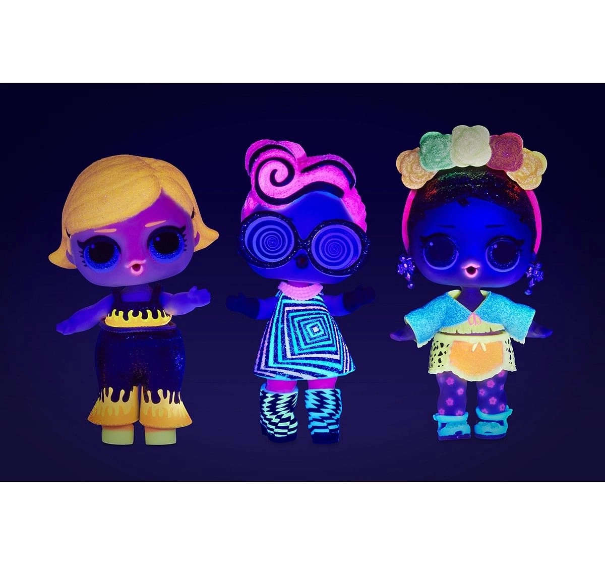 LOL Surprise Lights Glitter, Collectible Dolls for Girls age 3Y+ (Assorted)