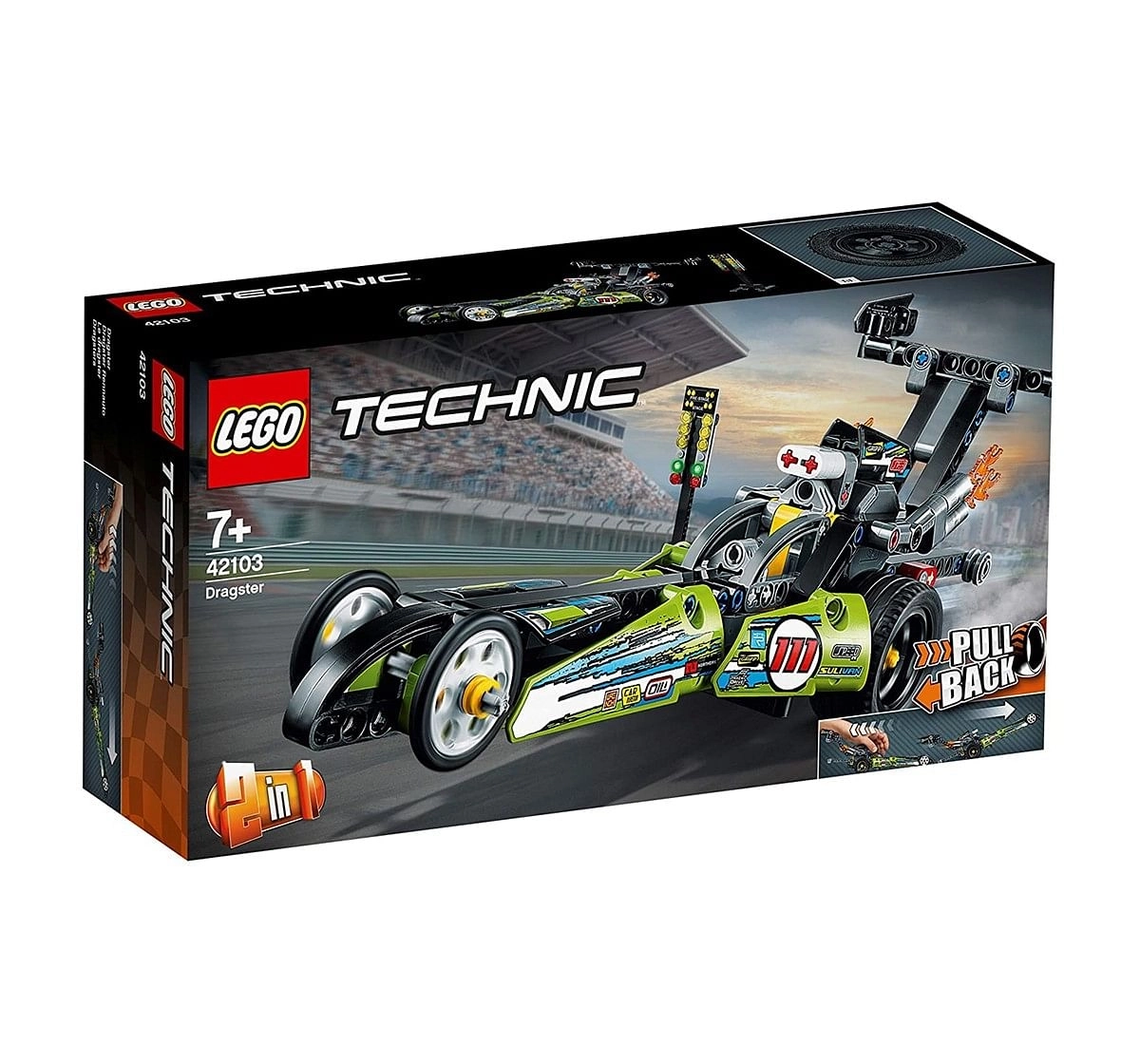 Lego Technic Dragster (225 Pcs) 42103  Blocks for Kids age 7Y+ 