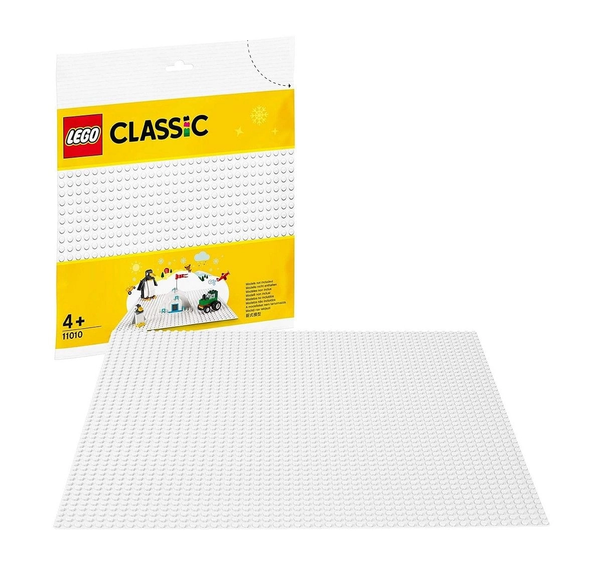  Lego Classic White Baseplate 11010 Blocks for Kids age 4Y+ 