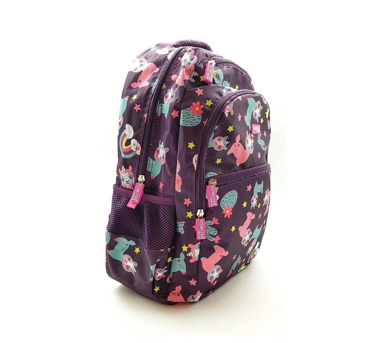 Hamster London Llama Backpack Travel for Kids Age 3Y+ (Purple)