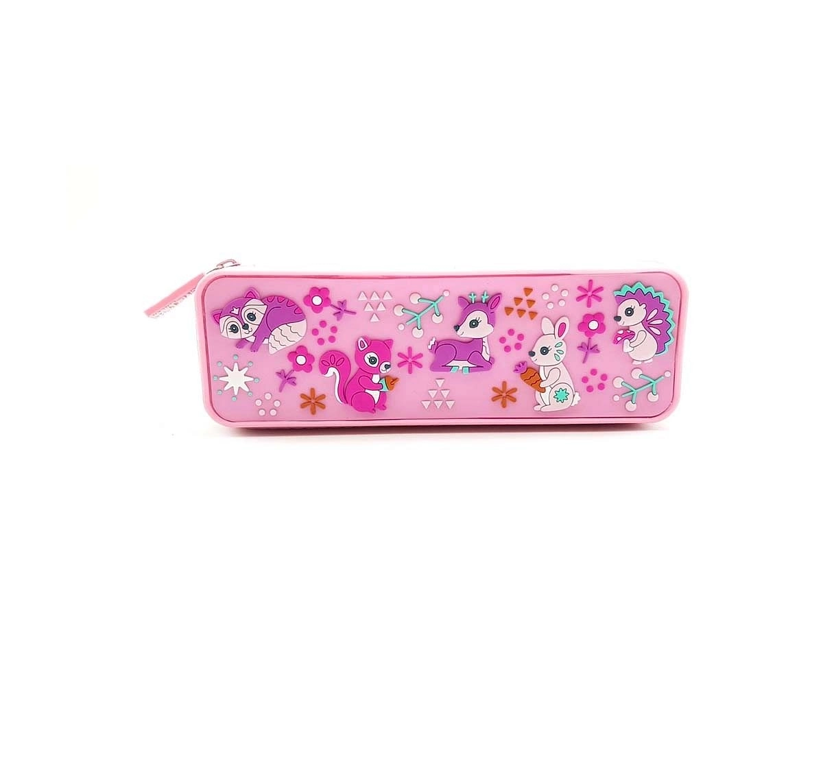 Hamster London Silicone Deer Pencil Case Bags for Kids Age 3Y+ (Purple)