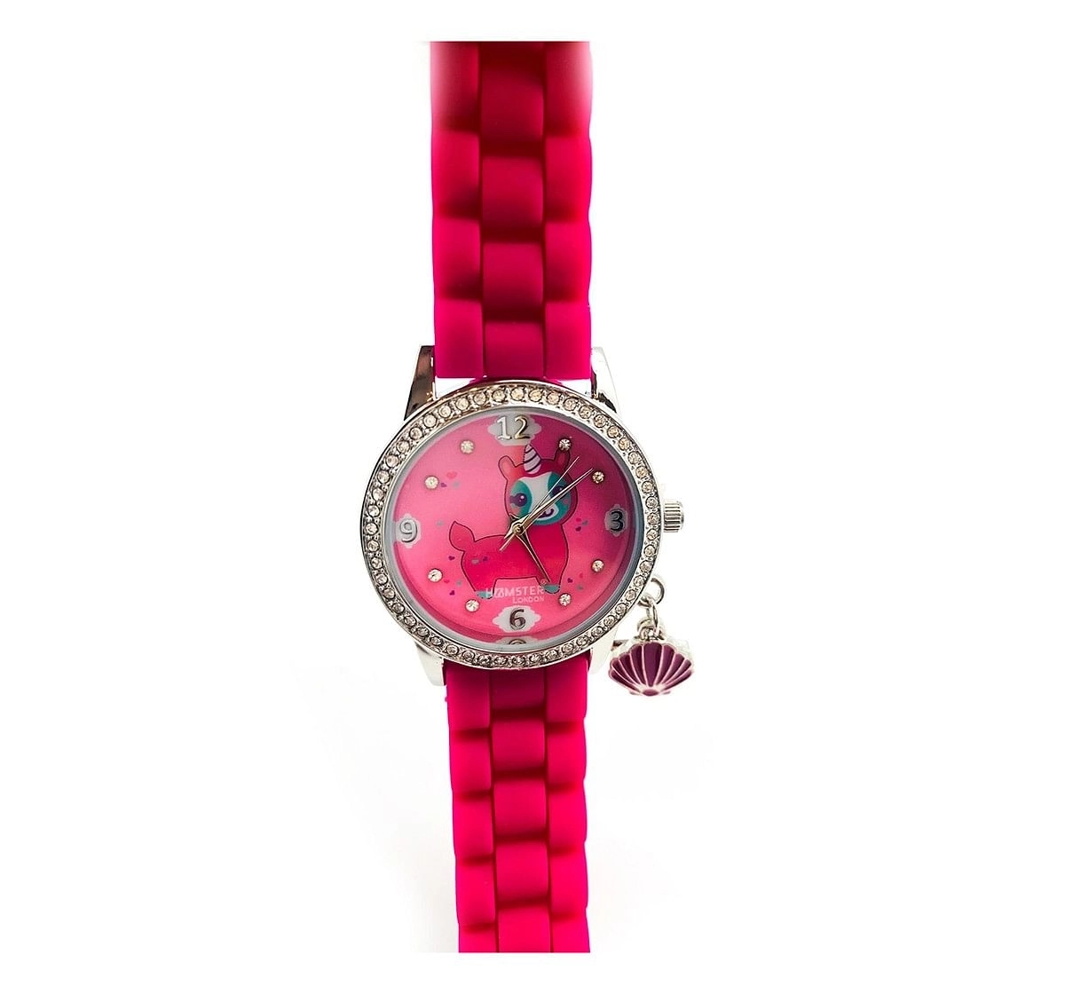 Hamster London Diamond Studded Llama Watch for Kids age 3Y+ (Pink)